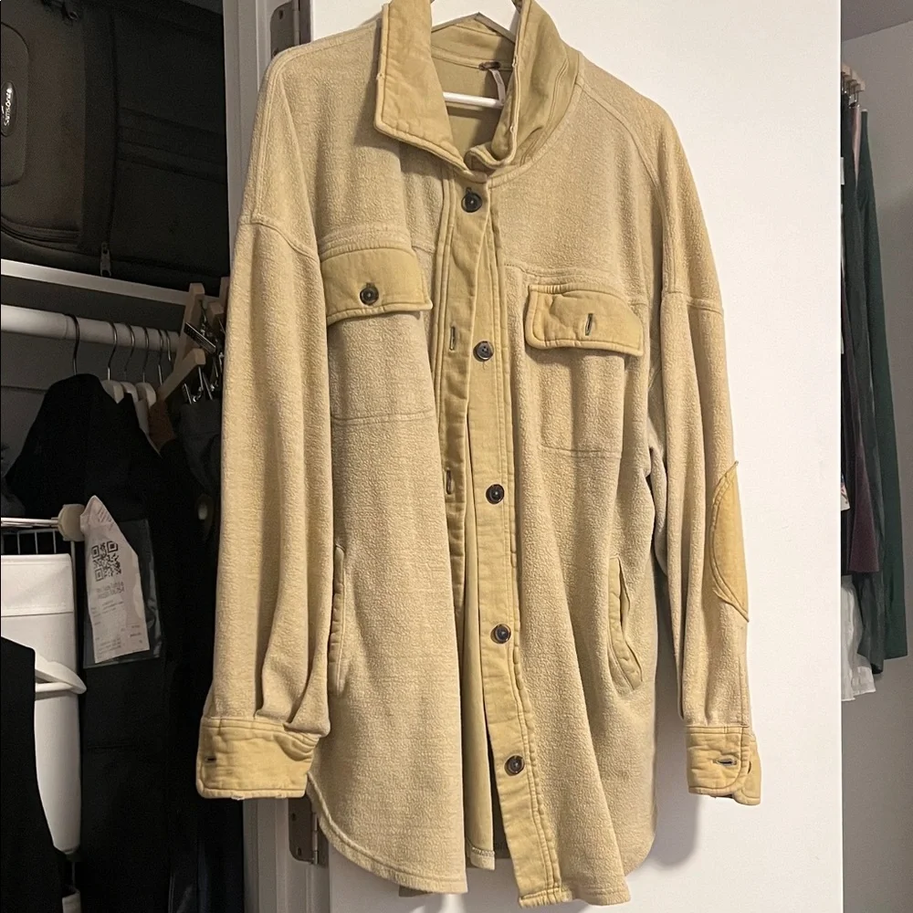 Free People Muted Green Ruby Jacket M - Picture 3 of 8